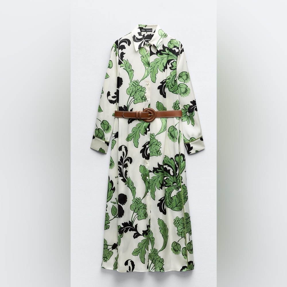 NWT ZARA belted dress